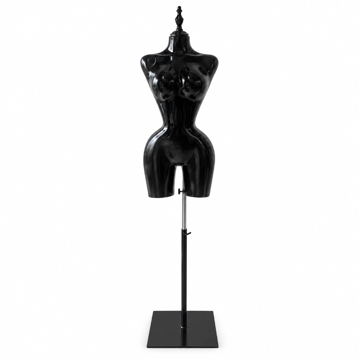 Torso femenino negro para exhibición